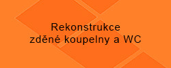 Rekonstrukce zděné koupelny a WC 