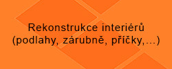 Rekonstrukce interiérů (podlahy, zárubně, příčky,…)